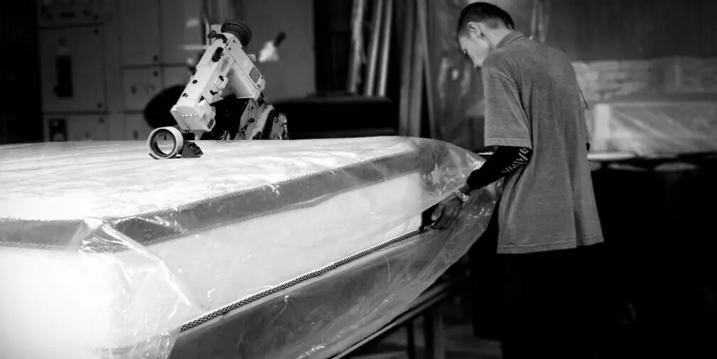 Dr. Spine mattress craftsmanship in our factory